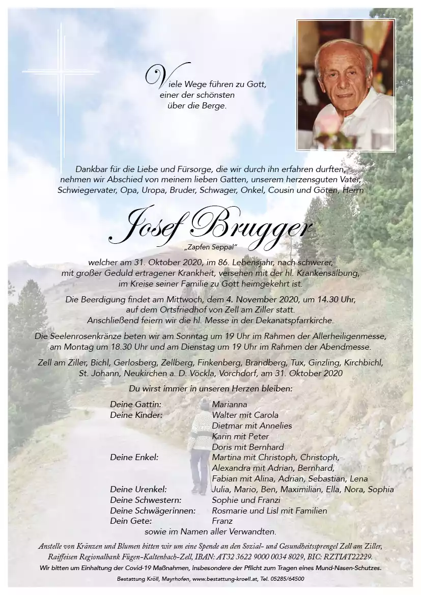 Parte von Josef Brugger